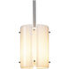 Textured Glass 1 Light 5.7 inch Gilded Brass Pendant Ceiling Light in Adjustable Cord, Ivory Wisp